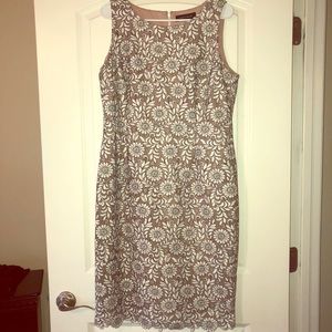 Sleeveless Black & White Ivanka Trump dress